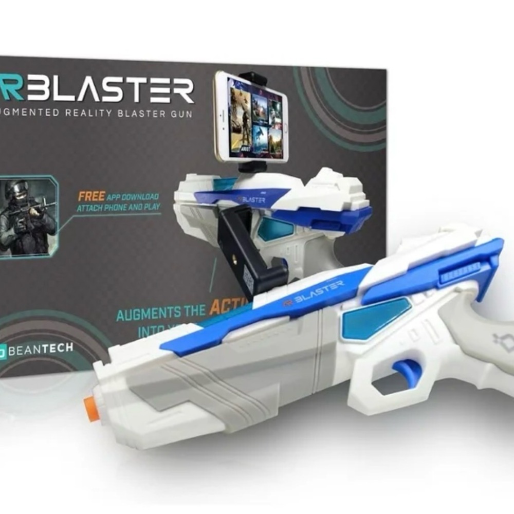 Beantech AR Blaster Toys, Virtual Shooting Battle, Play Video Games, 360°